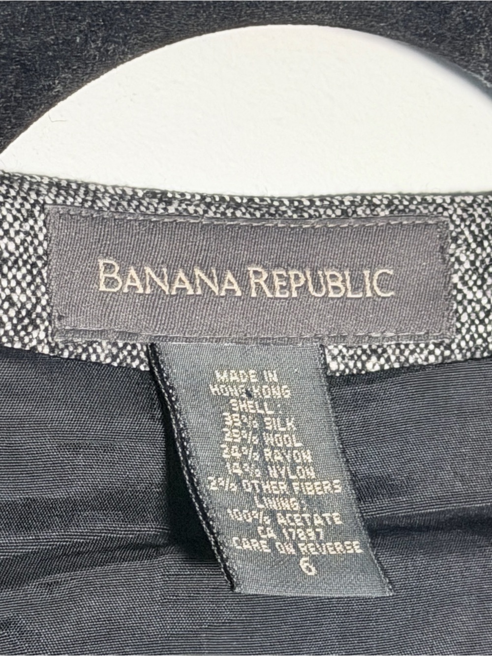 Banana Republic Lined Sleeveless Wool-Blend Button Front Vest - Picture 2 of 8